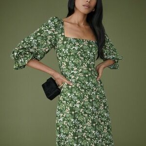 Reformation Eden Dress in Autumnal